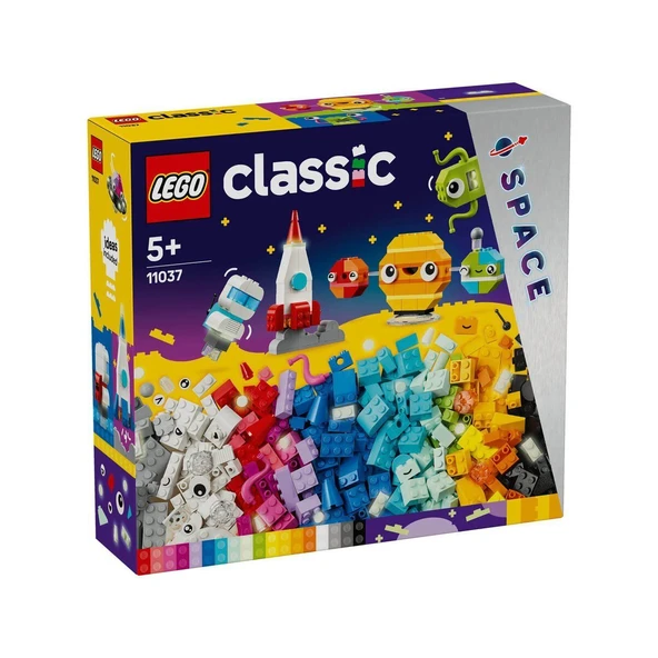 YUMURCAK TOYZ 11037 LEGO® Classic Yaratıcı Uzay Gezegenleri 450 parça +5 yaş Kız Erkek Çocuk Oyuncak Eğitici Oyunc ürün görseli 1