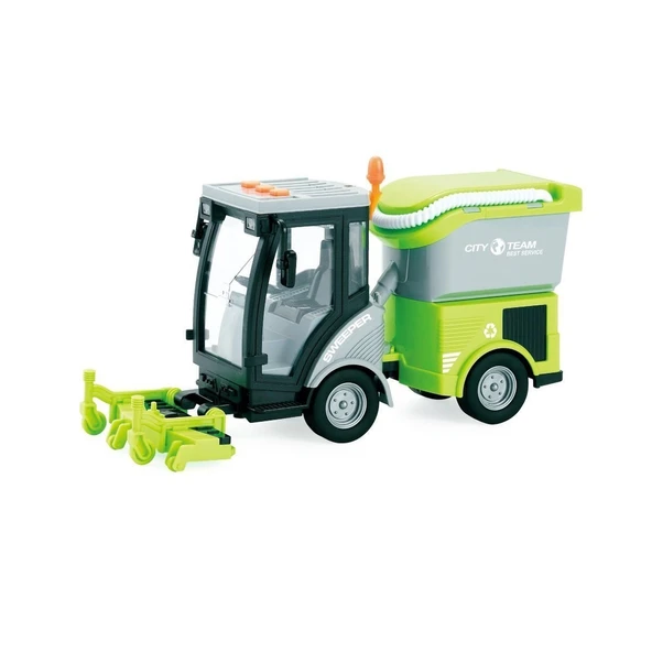 YUMURCAK TOYZ WY682A-B 1:16 Sürtmeli Sesli Işıklı Temizlik Aracı Kız Erkek Çocuk Oyuncak Eğitici Oyuncaklar ürün görseli 1