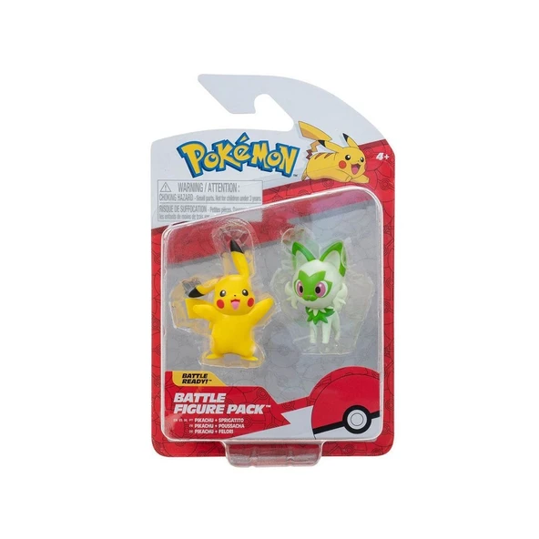 YUMURCAK TOYZ POK PKW3355 Pokemon Battle 2Li Figür Seti Kız Erkek Çocuk Oyuncak Eğitici Oyuncaklar ürün görseli 1