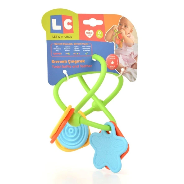YUMURCAK TOYZ LC-30750 Kıvrımlı Çıngırak -Lets Be Child Kız Erkek Çocuk Oyuncak Eğitici Oyuncaklar ürün görseli 1