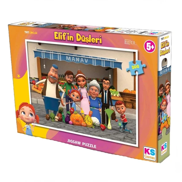 YUMURCAK TOYZ KS Elif'in Düşleri 200 Parça Puzzle Kız Erkek Çocuk Oyuncak Eğitici Oyuncaklar ürün görseli 1