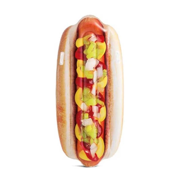 YUMURCAK TOYZ Intex Hot Dog Yatak 173cm 58771 Kız Erkek Çocuk Oyuncak Eğitici Oyuncaklar ürün görseli 1
