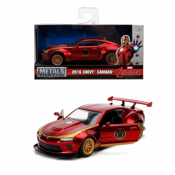 YUMURCAK TOYZ 1:32 Marvel 2016 Chevy Camaro SS Kız Erkek Çocuk Oyuncak Eğitici Oyuncaklar ürün görseli 1