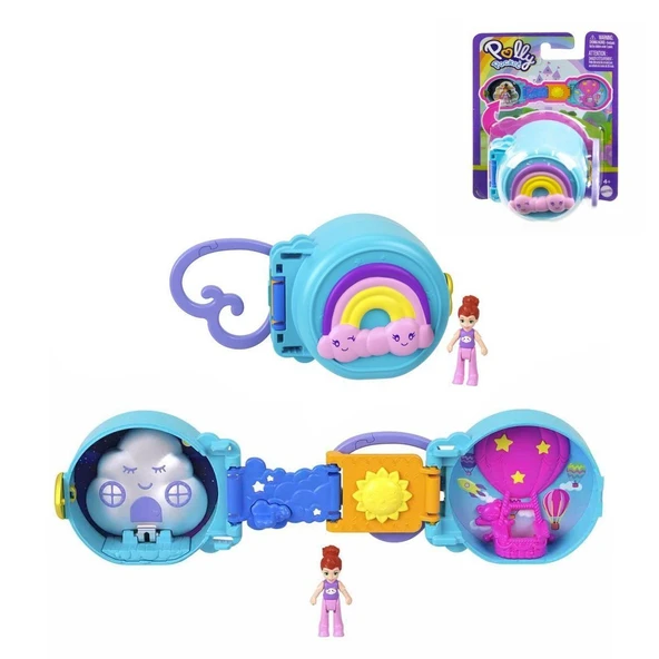 YUMURCAK TOYZ HRD73 Polly Pocket Sevimli Hayvancık Temalı Mini Oyun Setleri Kız Erkek Çocuk Oyuncak Eğitici Oyunca ürün görseli 1