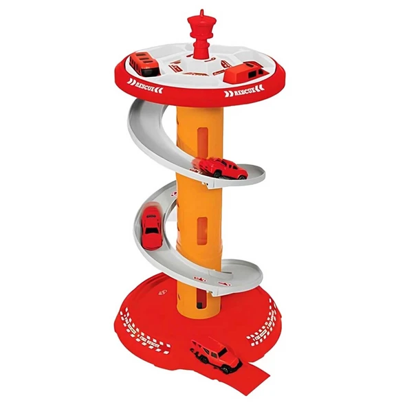 YUMURCAK TOYZ İtfaiye Dönen Garaj Seti Kız Erkek Çocuk Oyuncak Eğitici Oyuncaklar ürün görseli 1