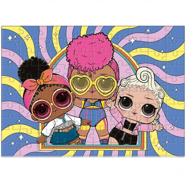 YUMURCAK TOYZ LOL Surprise 100 Parça Puzzle Kız Erkek Çocuk Oyuncak Eğitici Oyuncaklar ürün görseli 1