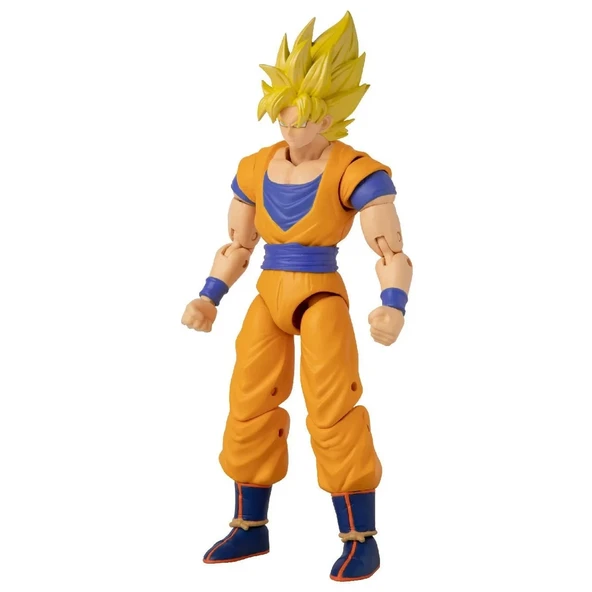 YUMURCAK TOYZ Bandai Dragon Ball Super Saiyan Goku Poz Verilebilir Figür 16cm Kız Erkek Çocuk Oyuncak Eğitici Oyun ürün görseli 1