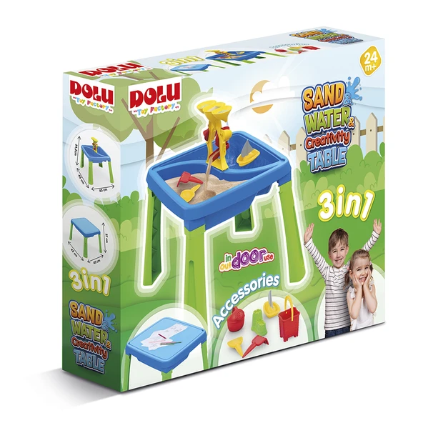 YUMURCAK TOYZ Kum - Su - Aktivite Masası - 3077D Kız Erkek Çocuk Oyuncak Eğitici Oyuncaklar ürün görseli 1