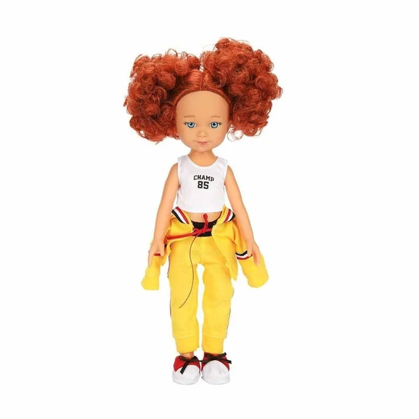 YUMURCAK TOYZ S00030041 Mina Sporty Bebek 35cm Kız Erkek Çocuk Oyuncak Eğitici Oyuncaklar ürün görseli 1