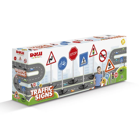 YUMURCAK TOYZ Dolu Trafik İşaretleri Kız Erkek Çocuk Oyuncak Eğitici Oyuncaklar ürün görseli 1