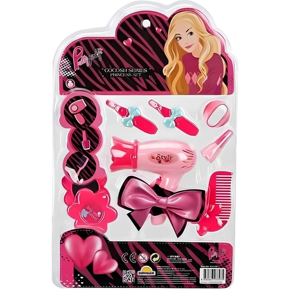 YUMURCAK TOYZ Prenses Güzellik Seti Taraklı Set Kız Erkek Çocuk Oyuncak Eğitici Oyuncaklar ürün görseli 1