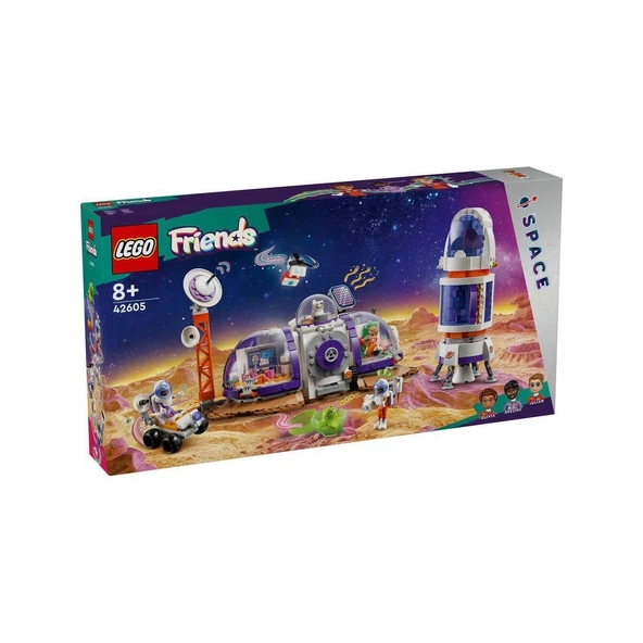 YUMURCAK TOYZ 42605 LEGO® Friends Mars Uzay Üssü ve Roketi 981 parça +8 yaş Kız Erkek Çocuk Oyuncak Eğitici Oyunca ürün görseli 1