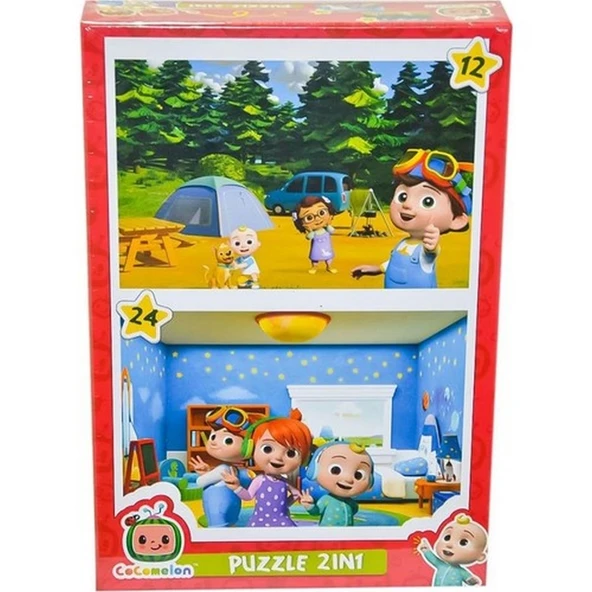YUMURCAK TOYZ Cocomelon 2in1 12-24 Kız Erkek Çocuk Oyuncak Eğitici Oyuncaklar ürün görseli 1