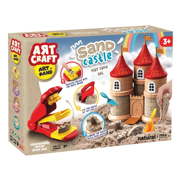YUMURCAK TOYZ Peri Masalı Oyun Kum Set 750 Gr Kız Erkek Çocuk Oyuncak Eğitici Oyuncaklar ürün görseli 1