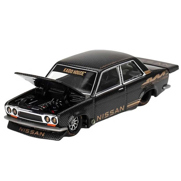 YUMURCAK TOYZ Mini Gt 1:64 Datsun 510 Pro Street Full Carbon V1 Kız Erkek Çocuk Oyuncak Eğitici Oyuncaklar ürün görseli 1