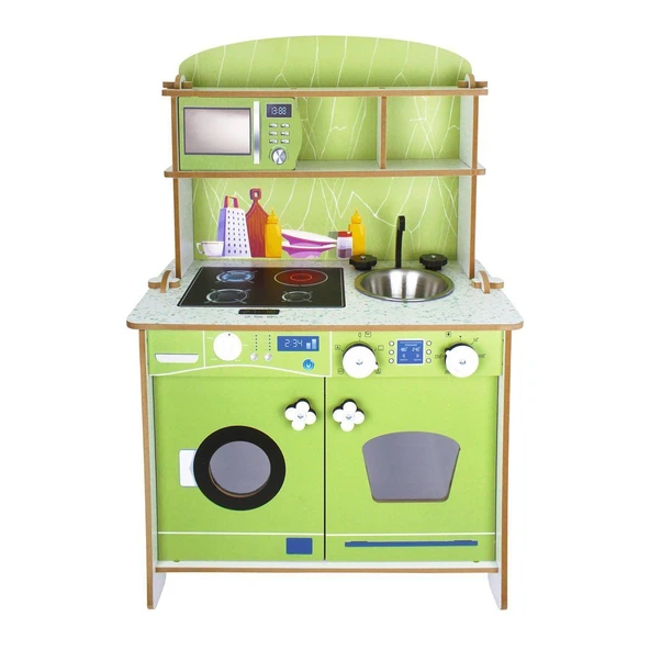 YUMURCAK TOYZ T1025 Ahşap Oyun Mutfağı Kız Erkek Çocuk Oyuncak Eğitici Oyuncaklar ürün görseli 1