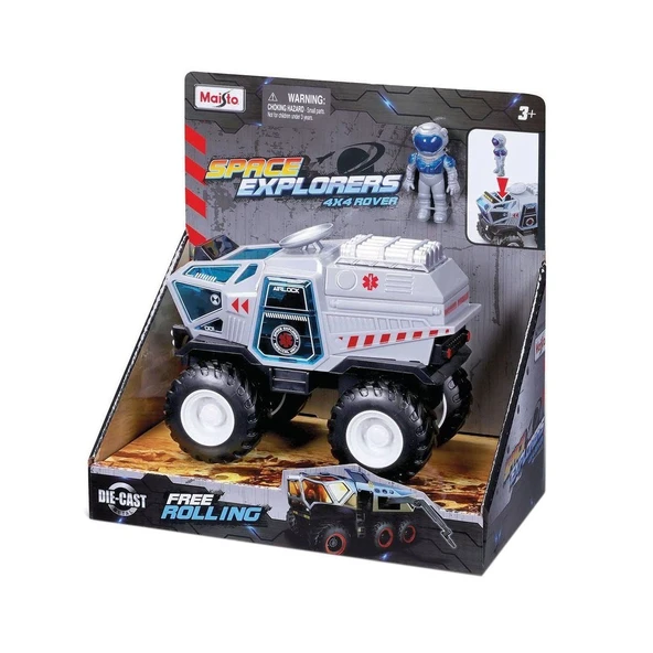 YUMURCAK TOYZ MAY 21251 Maisto Space Explorers 4x4 Rover Uzay Aracı ve Figür Kız Erkek Çocuk Oyuncak Eğitici Oyunc ürün görseli 1