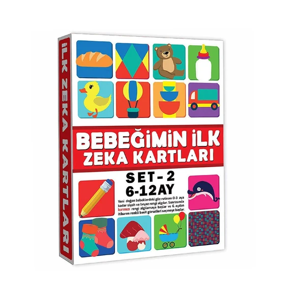 YUMURCAK TOYZ 2205 EĞİTİCİ KARTLAR 6-12 AY ZEKA KARTLARI Kız Erkek Çocuk Oyuncak Eğitici Oyuncaklar ürün görseli 1