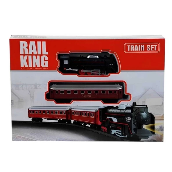 YUMURCAK TOYZ Pilli Tren Seti Kız Erkek Çocuk Oyuncak Eğitici Oyuncaklar ürün görseli 1