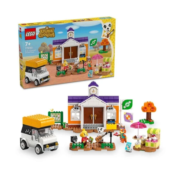 YUMURCAK TOYZ 77052 Lego Animal Crossing K.K. Meydan Konseri 550 parça +7 yaş Kız Erkek Çocuk Oyuncak Eğitici Oyun ürün görseli 1