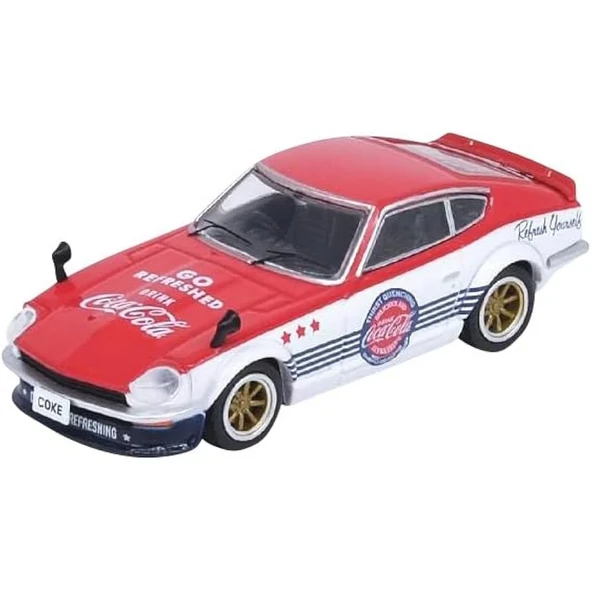 YUMURCAK TOYZ Inno 1/64 Scale Coca-Cola Nissan Fairylady 2 S30 Kız Erkek Çocuk Oyuncak Eğitici Oyuncaklar ürün görseli 1