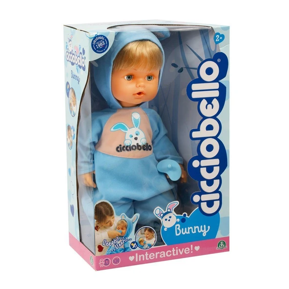 YUMURCAK TOYZ CCB09001 Cicciobello Tavşan Kostümlü ve Sesli 42cm Bebek Kız Erkek Çocuk Oyuncak Eğitici Oyuncaklar ürün görseli 1