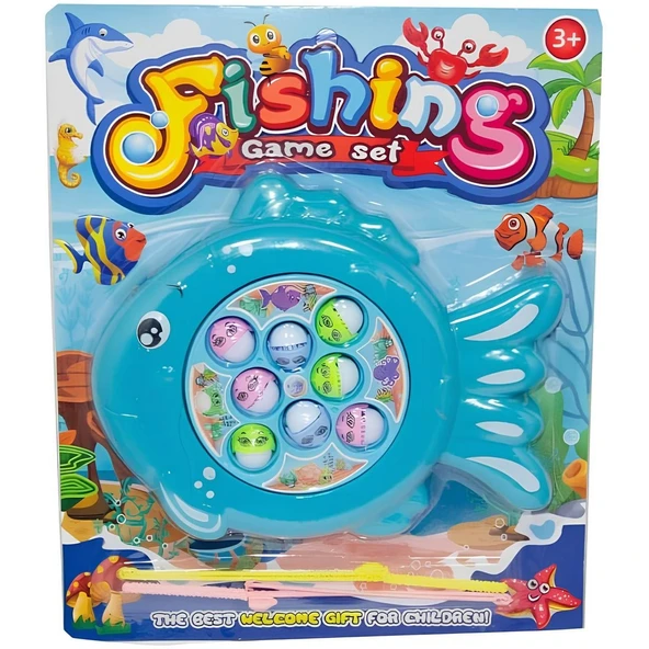 YUMURCAK TOYZ Pilli Balık Oyunu Kız Erkek Çocuk Oyuncak Eğitici Oyuncaklar ürün görseli 1