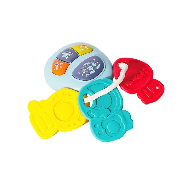 YUMURCAK TOYZ JLG-855-85A Işıklı ve Müzikli Anahtarlık Kız Erkek Çocuk Oyuncak Eğitici Oyuncaklar ürün görseli 1