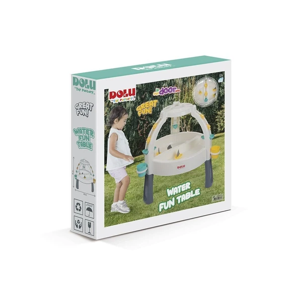 YUMURCAK TOYZ 2674 Eğlenceli Çeşme Kum ve Su Masası Kız Erkek Çocuk Oyuncak Eğitici Oyuncaklar ürün görseli 1
