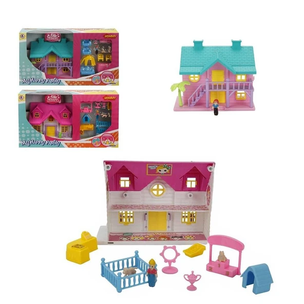 YUMURCAK TOYZ 2 Katlı Ev Oyun Seti Villa 1adet Fiyatıdır Kız Erkek Çocuk Oyuncak Eğitici Oyuncaklar ürün görseli 1