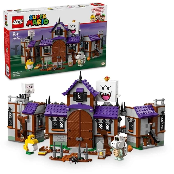 YUMURCAK TOYZ 71436 Lego Super Mario King Boonun Perili Köşkü 932 parça +8 yaş Kız Erkek Çocuk Oyuncak Eğitici Oyu ürün görseli 1
