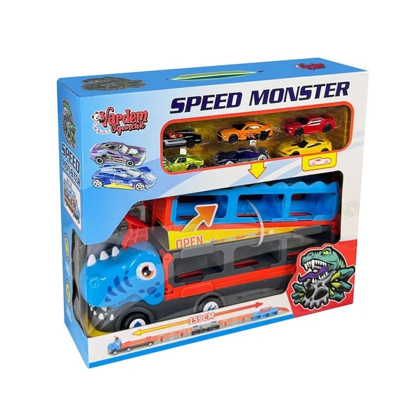 YUMURCAK TOYZ GD001 Parkurlu Araba Fırlatan Dinazor Kız Erkek Çocuk Oyuncak Eğitici Oyuncaklar ürün görseli 1