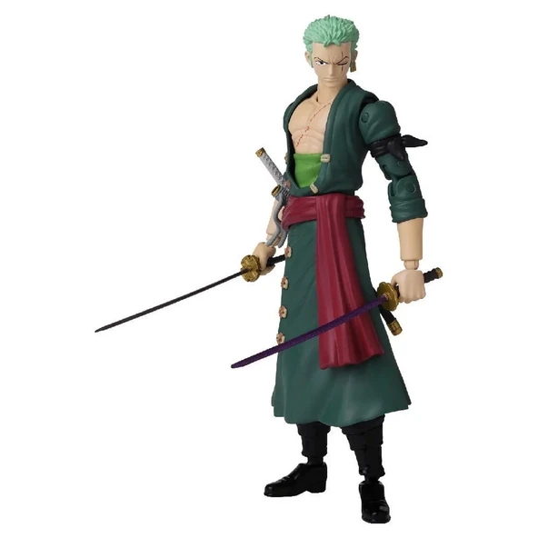 YUMURCAK TOYZ Bandai Zoro Roronoa Poz Verilebilir Figür 36932 Kız Erkek Çocuk Oyuncak Eğitici Oyuncaklar ürün görseli 1