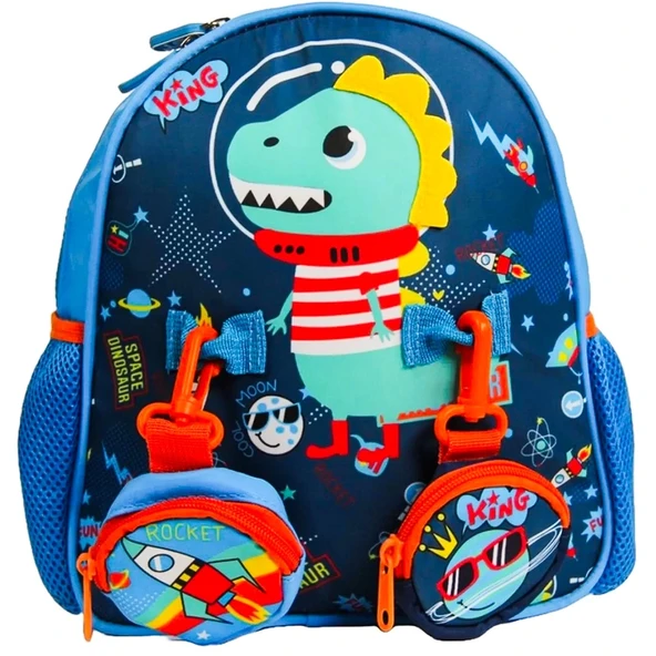 YUMURCAK TOYZ Vest Dinazor Mini Sırt Çantası Kız Erkek Çocuk Oyuncak Eğitici Oyuncaklar ürün görseli 1