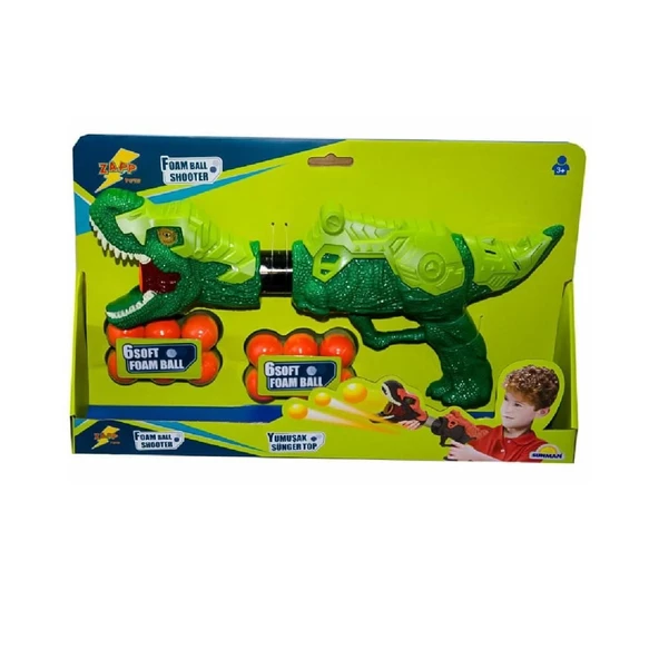 YUMURCAK TOYZ Silah Top Atan Dinozor 12 Toplu 2 Renk - 88265 Kız Erkek Çocuk Oyuncak Eğitici Oyuncaklar ürün görseli 1