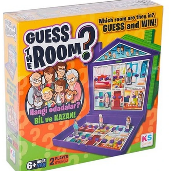 YUMURCAK TOYZ KS Games Guess the Room 25117 Kız Erkek Çocuk Oyuncak Eğitici Oyuncaklar ürün görseli 1