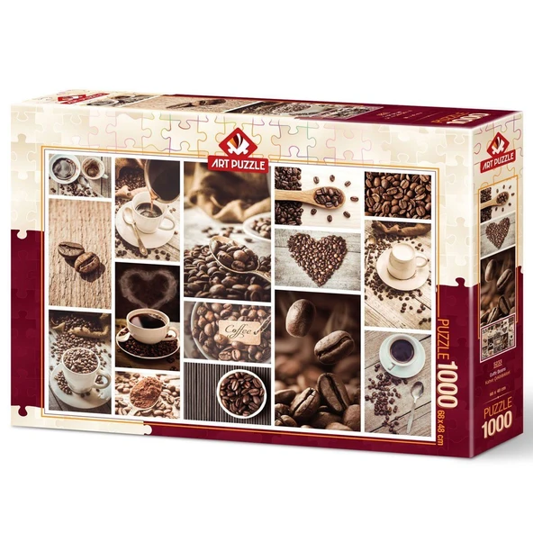 YUMURCAK TOYZ 5233 Kahve Çekirdekleri 1000 Parça - Art Puzzle Kız Erkek Çocuk Oyuncak Eğitici Oyuncaklar ürün görseli 1