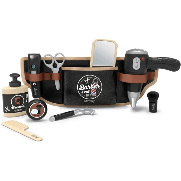 YUMURCAK TOYZ Smoby Barber - Cut Barber Belt Berber Bel Kemeri Oyun Seti -320152 OYUNCAK Kız Erkek Çocuk Oyuncak E ürün görseli 1
