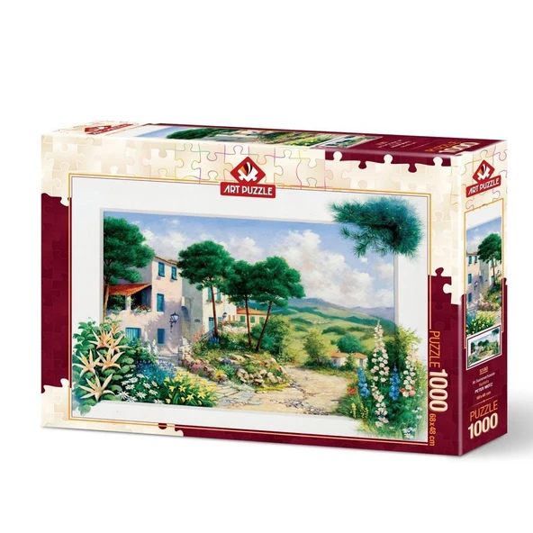YUMURCAK TOYZ 5180 Art Puzzle Yazlıkta 1000 Parça Puzzle Kız Erkek Çocuk Oyuncak Eğitici Oyuncaklar ürün görseli 1