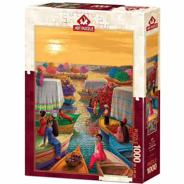 YUMURCAK TOYZ 5238 Çiçek Limanı 1000 Parça - Art Puzzle Kız Erkek Çocuk Oyuncak Eğitici Oyuncaklar ürün görseli 1