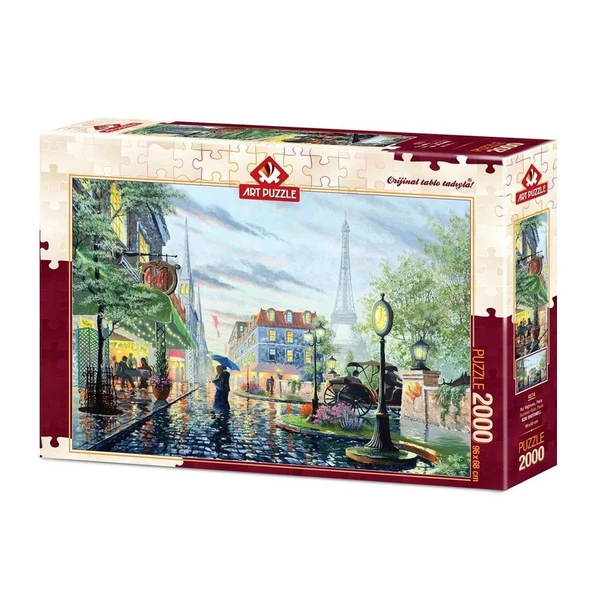 YUMURCAK TOYZ 4574 Art Puzzle Yaz Yağmuru, Paris 2000 parça Puzzle / +15 yaş Kız Erkek Çocuk Oyuncak Eğitici Oyunc ürün görseli 1