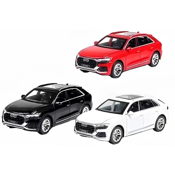 YUMURCAK TOYZ Sesli Işıklı Metal Audi U8 Araba Kız Erkek Çocuk Oyuncak Eğitici Oyuncaklar ürün görseli 1