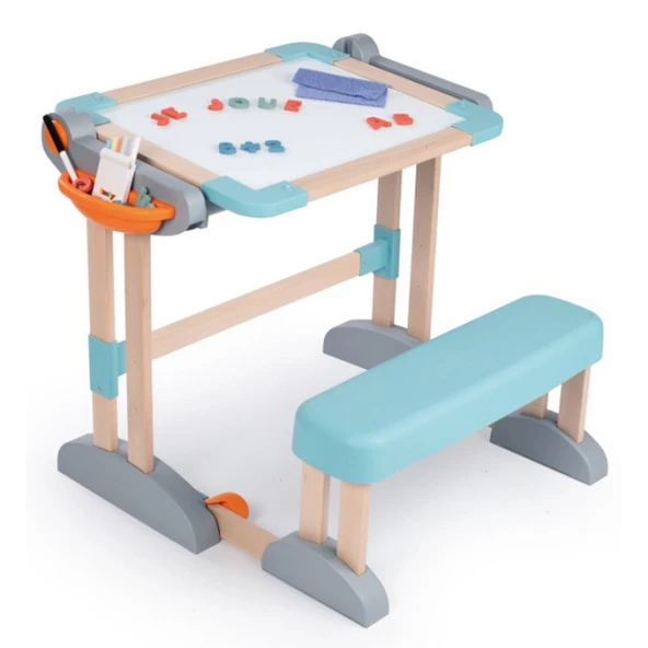 YUMURCAK TOYZ Smoby Yazı Tahtalı Masa 420304 Kız Erkek Çocuk Oyuncak Eğitici Oyuncaklar ürün görseli 1