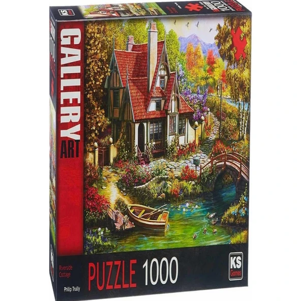 YUMURCAK TOYZ KS Games Riverside Cottage Puzzle 1000 Parça 20736 Kız Erkek Çocuk Oyuncak Eğitici Oyuncaklar ürün görseli 1