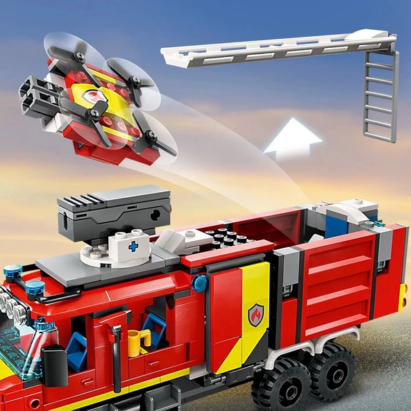 kyjk1016様 PTTAVM: YUMURCAK TOYZ LEGO City İtfaiye Komuta Kamyonu 60374 Kız