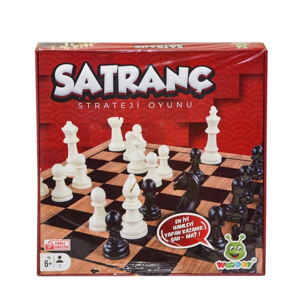 YUMURCAK TOYZ 086KR Woodoy Satranç Takımı -Karsan Kız Erkek Çocuk Oyuncak Eğitici Oyuncaklar ürün görseli 1