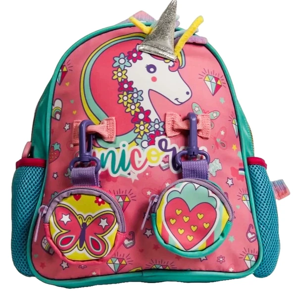YUMURCAK TOYZ Vest Unicorn Pembe Turkuaz Mini Sırt Çantası Kız Erkek Çocuk Oyuncak Eğitici Oyuncaklar ürün görseli 1