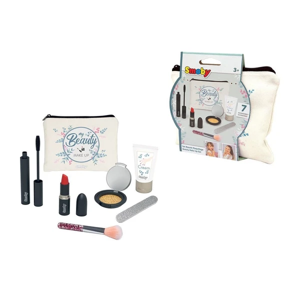 YUMURCAK TOYZ 7600320150 My Beauty Makyaj Kozmetik Çantası -Smoby Kız Erkek Çocuk Oyuncak Eğitici Oyuncaklar ürün görseli 1