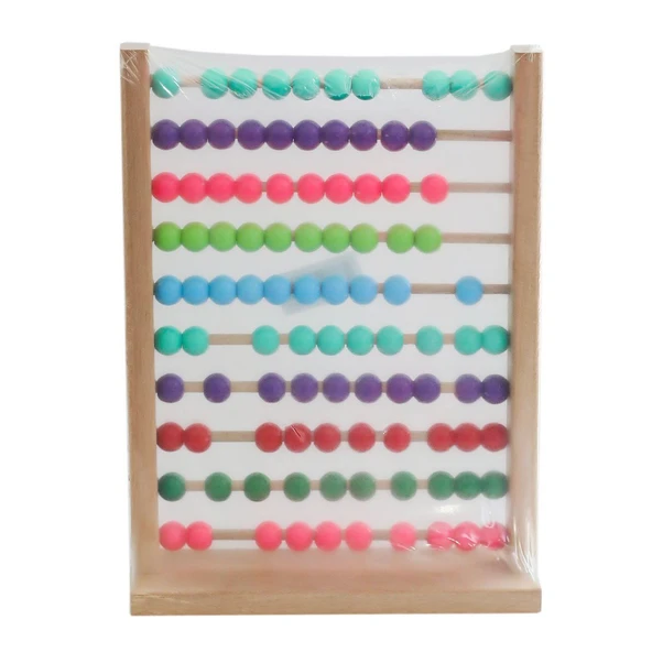 YUMURCAK TOYZ 2411 Ahşap Abaküs -Uzay Ahşap Kız Erkek Çocuk Oyuncak Eğitici Oyuncaklar ürün görseli 1