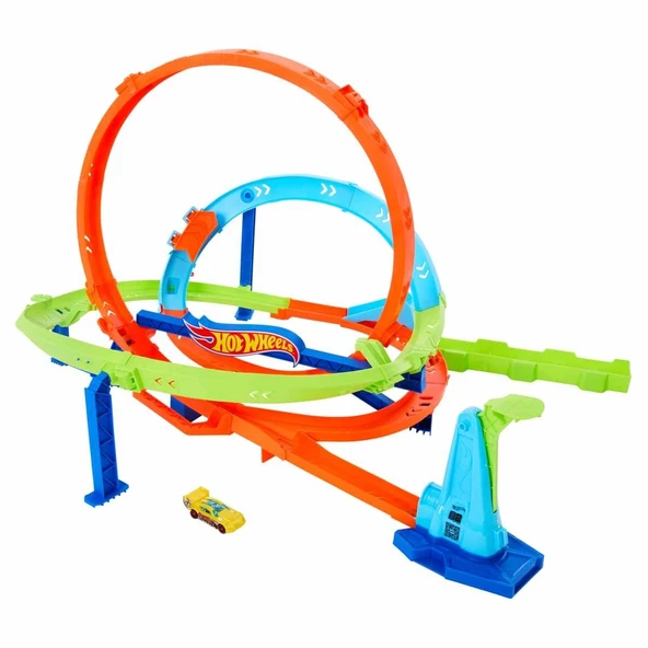 YUMURCAK TOYZ Hot Wheels Bumerang Çemberli Yarış Pisti HTK16 Kız Erkek Çocuk Oyuncak Eğitici Oyuncaklar ürün görseli 1